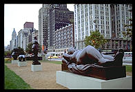 Downtown Chicago, near the Art Institute.