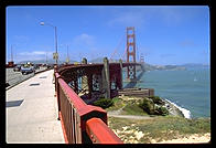 Golden Gate Bridge.  San Francisco, California.