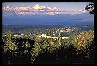 View of the Los Alamos from my tentsite.