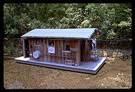 Cajun House.  Audubon Zoo.  New Orleans, Louisiana. 