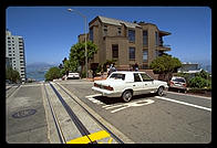 Top of Lombard Street, San Francisco, California.
