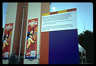 Rules for attending a World Cup soccer match.  State Fair Park, Dallas, Texas.