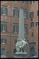 Just an elephant holding up a column in Rome, in this case the Obelist of Santa Maria sopra Minerva (Bernini) 