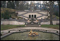 Front yard of Linderhof.  Where Bavaria's King Ludwig II lived.