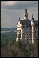 Neuschwanstein from Marienbruecke.