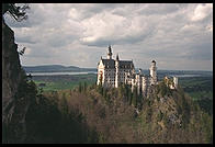 Neuschwanstein from Marienbruecke.