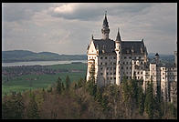 Neuschwanstein from Marienbruecke.