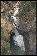 Stream alongside Neuschwanstein, from Marienbruecke.