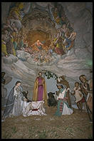 A creche inside Santa Maria in Aracoeli, atop Rome's Capitol hill