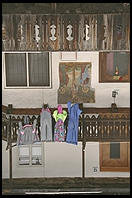 Laundry and Jesus in Cortina