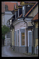 Street leading from Storatorget.  Visby, Gotland.  Sweden