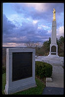 Hill Cumorah, just south of the Joseph Smith home in Palmyra, New York. This hill is where Joseph Smith met the Angel Moroni and received the gold plates inscribed with the Book of Mormon.