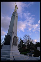 Hill Cumorah, just south of the Joseph Smith home in Palmyra, New York. This hill is where Joseph Smith met the Angel Moroni and received the gold plates inscribed with the Book of Mormon.