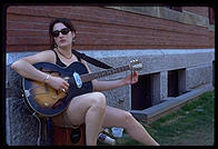 Margaret.  Harvard Yard 1998