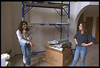 David Chesky and neighbor. Manhattan 1995.