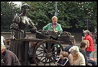 Molly Malone statue. Dublin, Ireland.