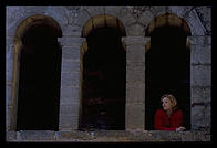 Eve in St Lars ruin.  Visby, Gotland.  Sweden