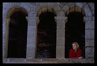 Eve in St Lars ruin.  Visby, Gotland.  Sweden