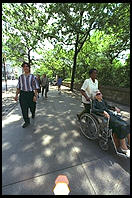 Along the edge of Central Park, Manhattan, 1995.