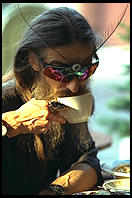 French Roast, 6th Avenue and 11th, Manhattan 1995.