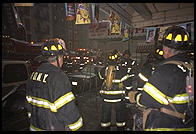 Fire on 8th Avenue at 56th.  Manhattan 1995.