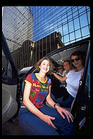 The four Swedish girls.  Grand Central Station.  Manhattan 1995.
