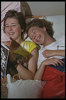 Four Swedish girls.  Manhattan 1995.