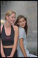 Mistee Howe and Lesli Liles from Corpus Christi, Texas.  IMTA Show 1995 Manhattan