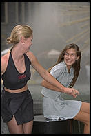 Mistee Howe and Lesli Liles from Corpus Christi, Texas.  IMTA Show 1995 Manhattan