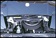 Under the (front) hood.  Acura NSX.