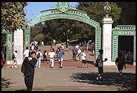 Entrance to University of California, Berkeley campus.