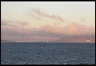 Golden Gate Bridge, San Francisco.  From Treasure Island