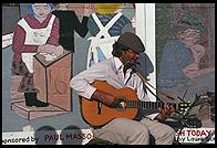 Guitar player.  Monterey, California.