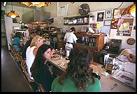 Coffeeshop.  Downtown Santa Barbara, California.