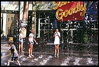 Universal City (shopping mall built in the style of a city street; Los Angeles California)