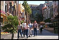 Universal City (shopping mall built in the style of a city street; Los Angeles California)