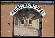 Arbeit Macht Frei arch.  Small Fortress.  Terezin