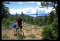 Philip on the Great Flume Ride.  Photographed by some high school teachers who happened by.