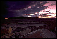 Sunset.  Chaco Canyon, New Mexico