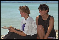 Brigitte and Beate.  McKee Reserve.  South Island, New Zealand.