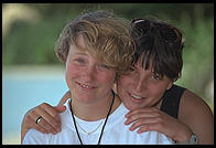 Brigitte and Beate.  McKee Reserve.  South Island, New Zealand.
