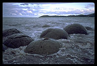Moeraki Boulders.  South Island, New Zealand.
