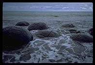 Moeraki Boulders.  South Island, New Zealand.