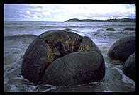 Moeraki Boulders.  South Island, New Zealand.