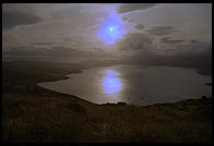 Sunset on the Otago Peninsula. South Island, New Zealand.