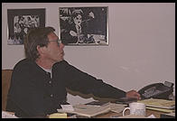 Harry Gittes, movie producer, in his office at Sony Pictures (then Columbia).