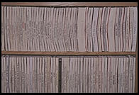 Scripts in my cousin Harry's office at Sony Pictures.  These are some of those that didn't get dumped in the trash.  You feel pretty sorry for writers (and producers) after a few minutes in Hollywood.