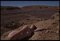 Stretched. Chaco Canyon, New Mexico.