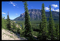 Montain biking in Banff National Park, Alberta, Canada
