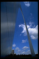 Saarinen's Gateway Arch. St. Louis, Missouri.